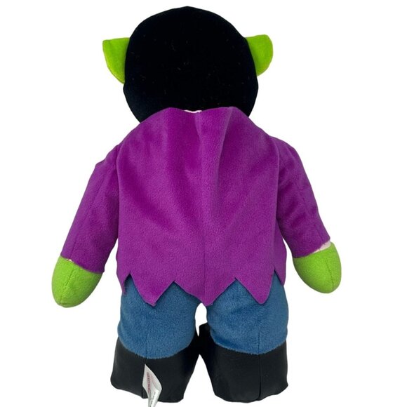 Sugar Loaf Goblin Monster Plush Halloween Cute Embroidered Face 13 Inch - Picture 2 of 7